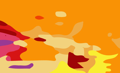 Abstract background with Untidy Shapes