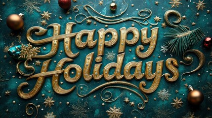 Happy Holidays Greeting Card