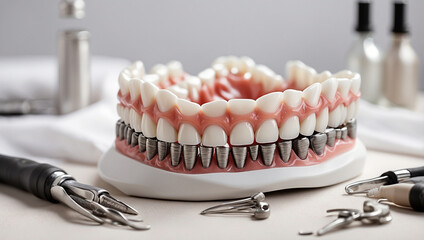 Set of Meticulously Crafted Dentures