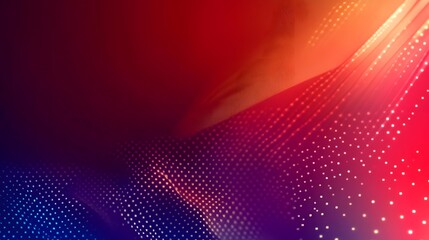 Abstract Red and Blue Gradient Background with Light Spots