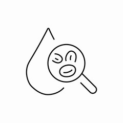 blood drop icon sign vector