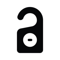 A door hanger icon, symbolizing privacy or hotel room requests