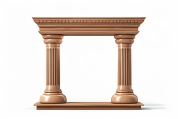 Obraz premium Speech stand icon, podium and microphone in conference room, speaker tribune, lecture stand