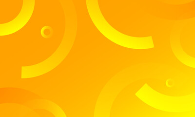 Abstract orange background with circles. Vector illustration