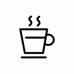 espresso cup icon sign vector
