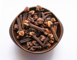 Obraz premium clove, isolated on a clean and smooth white background