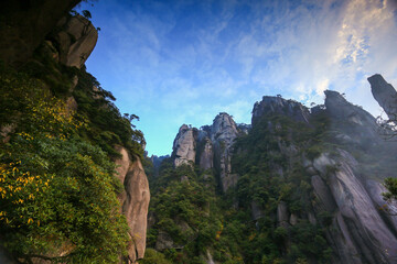 wonderful sanqing mountain in jiangxi provience, china