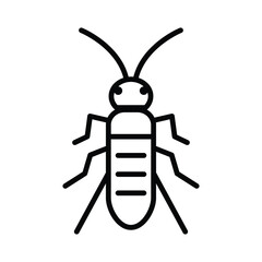 Simple Outline of an Insect for Educational Use
