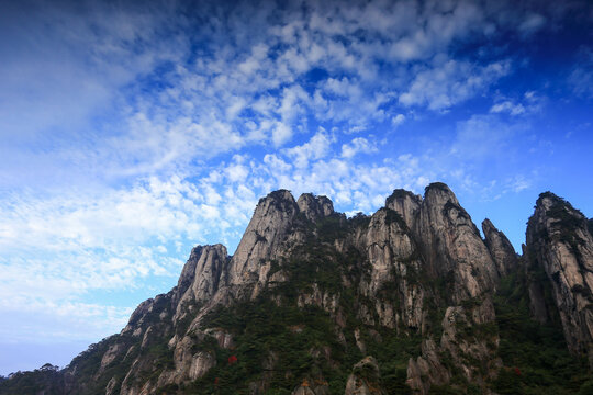 wonderful sanqing mountain in jiangxi provience, china