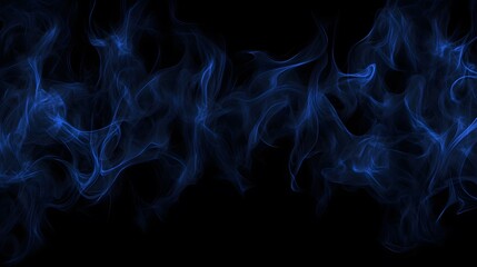 Obraz premium Abstract Blue Smoke Background