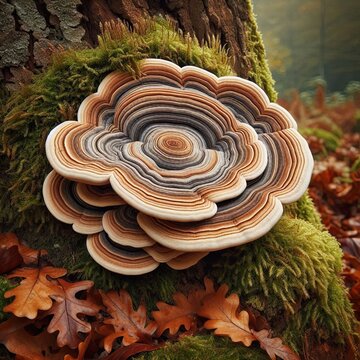 Fomitopsis officinalis (Oak Bracket)