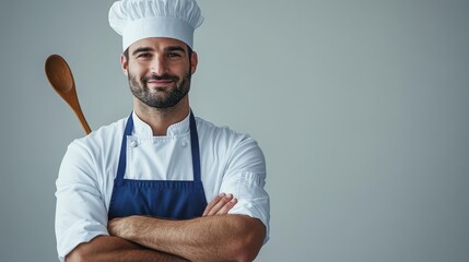 The Confident Chef Smiling