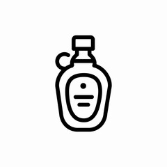 mayo bottle icon sign vector