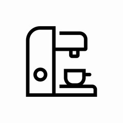 coffee machine icon sign vector