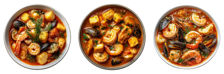 Delicious seafood dish isolated on transparent PNG background image perfect for food-themed illustrations or culinary designs