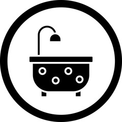 Bathtub Icon Design