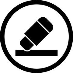 Eraser Icon Design