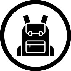 School Bag Icon Design