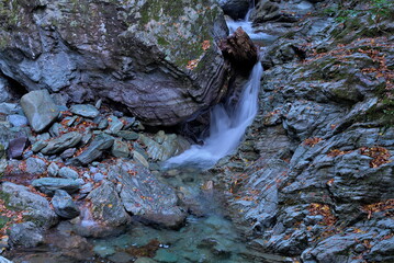 高知県の仁淀川町にある雨竜の滝