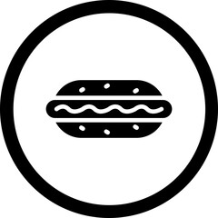 Hot Dog Icon Design