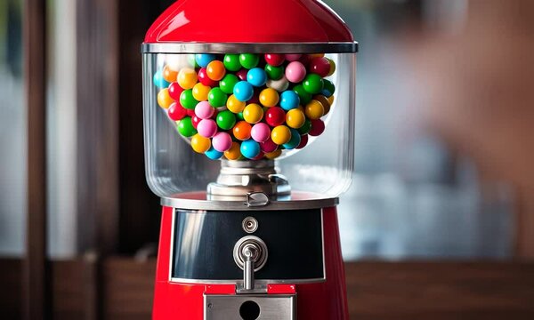 Gumball vending machine.