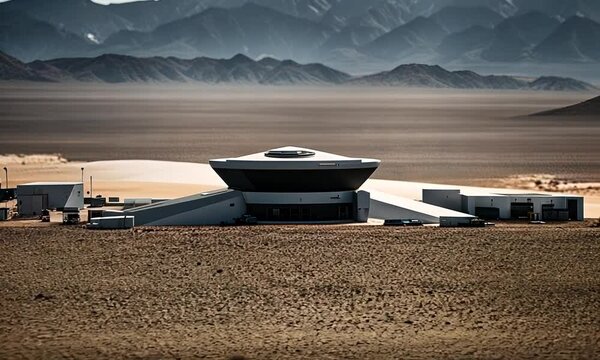 Military installations in Area 51.