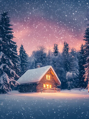 Fototapeta premium Festive Office Holiday Celebrations with Coworkers – Christmas Decorations, Snowy Scenes, and Team Bonding