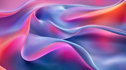 Obraz premium Abstract Swirling Gradient Pattern with Pink and Blue Hues