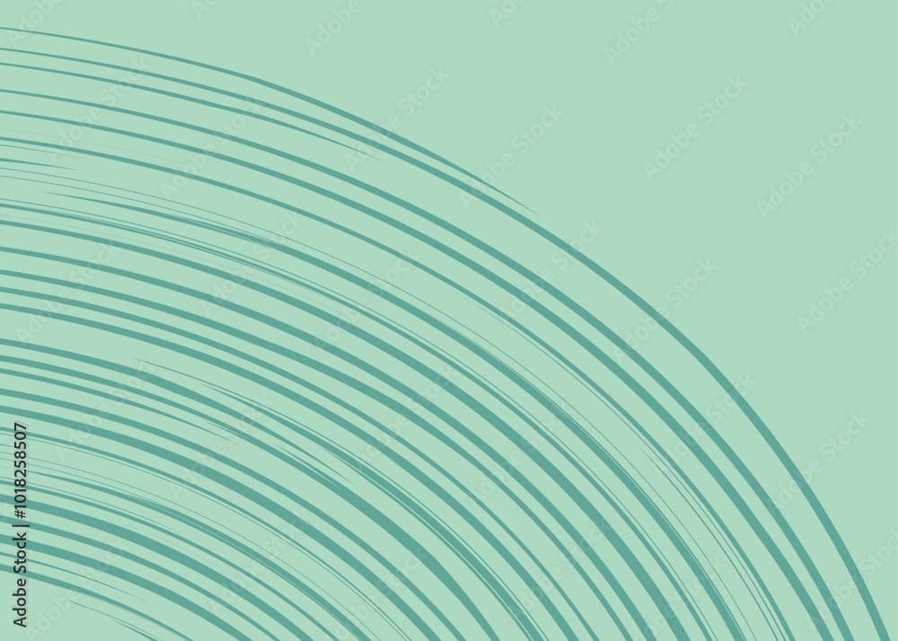 Poster abstract background with seamless curved slash lines pattern and with some copy space area