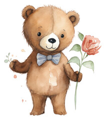 PNG Flower mammal plant cute.