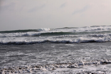 Crashing waves of the Indian ocean, waves of the sea
