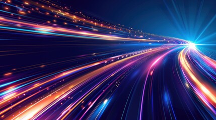 Obraz premium Abstract Light Trails