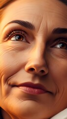 Fototapeta premium close up portrait of woman