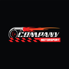 turbo service automotive logo template, perfect logo for automotive companies and enthusiasts