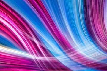 Fototapeta premium Abstract Background with Blue and Pink Curved Lines