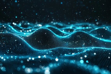 Digital Technology background of data and network