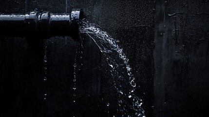 Water Leaking From Pipe