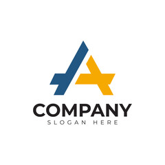 vector letter a logo premium template