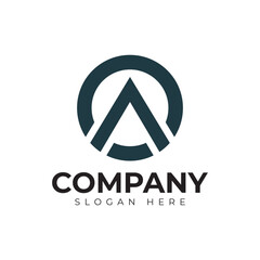 vector letter a logo premium template