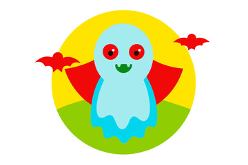 Handcrafted Retro Ghost for Funky Halloween Party Decorations
