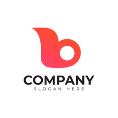 vector letter b logo premium template