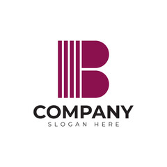vector letter b logo premium template