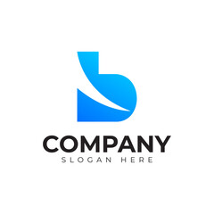 vector letter b logo premium template