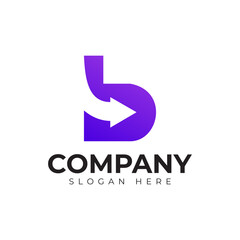 vector letter b logo premium template