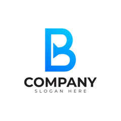 vector letter b logo premium template