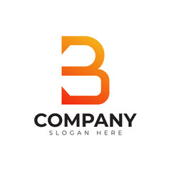 vector letter b logo premium template