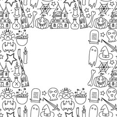 Halloween background with place for text