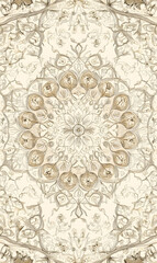 Hand-drawn 2D Doodle Tile and Carpet Patterns with White Borders &ndash; Geometric, Floral, and Abstract Designs