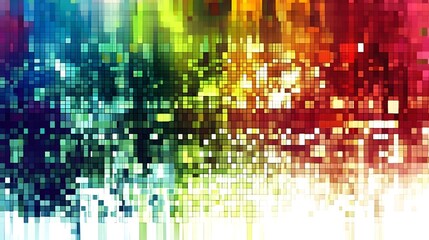 Obraz premium Abstract Colorful Mosaic Background Geometric Pattern Pixelated Design