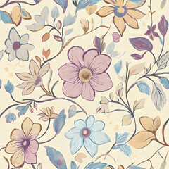 Hand-drawn 2D Doodle Tile and Carpet Patterns with White Borders &ndash; Geometric, Floral, and Abstract Designs